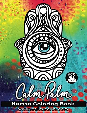 Calm Palm Hamsa Coloring Book